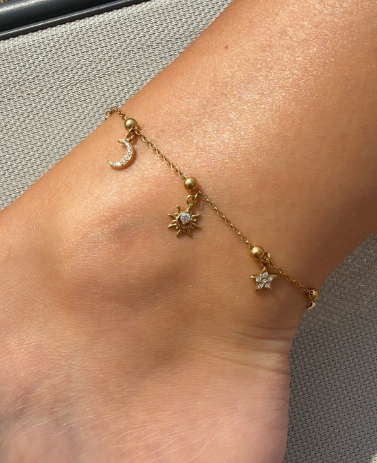 CHAÎNE DE CHEVILLE LUNA